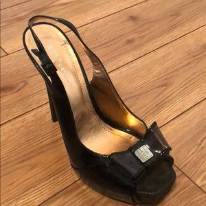 BCBG Strapped heels like new